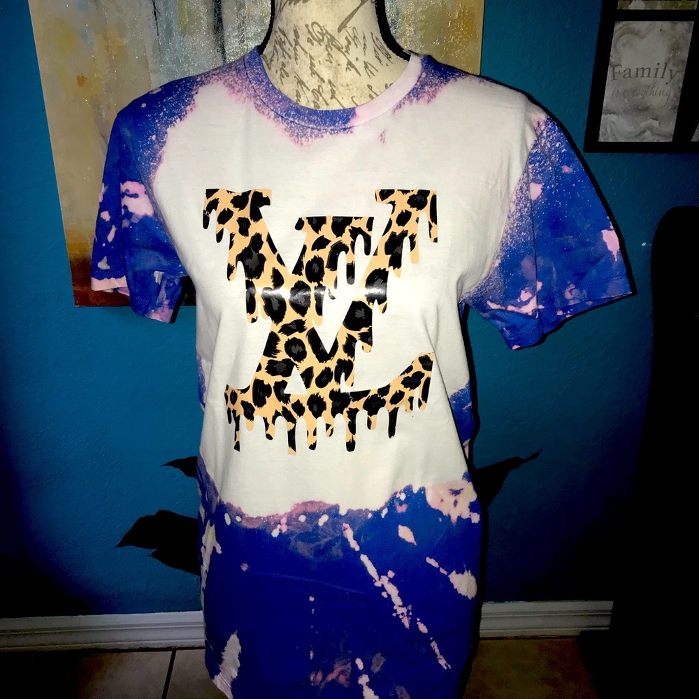 Louie inspired bleached T-shirt